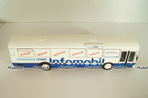 Mercedes-Benz O 305 ESWE Infomobil 1967, blue/white, V6-60, Vector Models 1:43