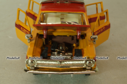 Газ-2402 Волга Аэрофлот, июнь 90г.,  Тантал/Радон 1:43