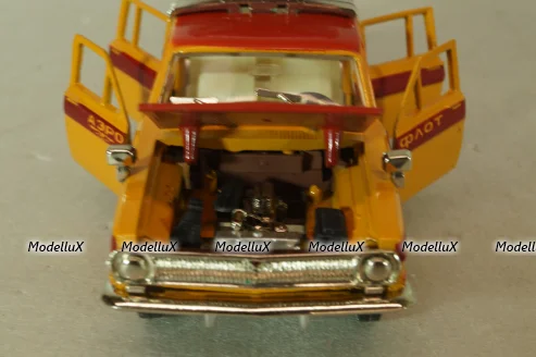 Газ-2402 Волга Аэрофлот, июнь 90г.,  Тантал/Радон 1:43