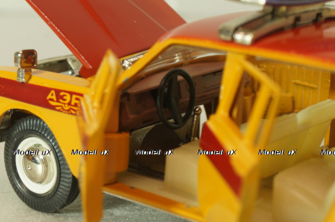 Газ-2402 Волга Аэрофлот, июнь 90г.,  Тантал/Радон 1:43