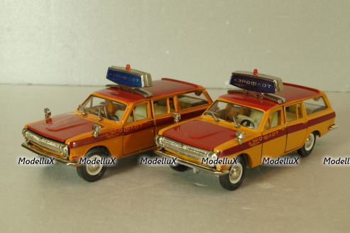 Газ-2402 Волга Аэрофлот, июнь 90г.,  Тантал/Радон 1:43