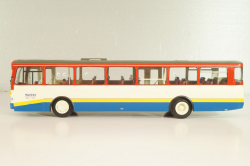 Mercedes-Benz O 305 Sippel EX Stadfweike Frankfurt VGF 1967, white/blue/yellow/red, Vector Models 1:43