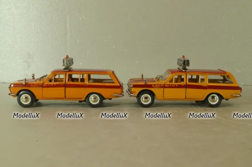 Газ-2402 Волга Аэрофлот, июнь 90г.,  Тантал/Радон 1:43