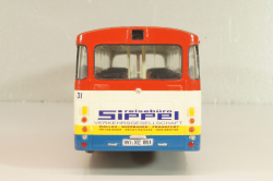 Mercedes-Benz O 305 Sippel EX Stadfweike Frankfurt VGF 1967, white/blue/yellow/red, Vector Models 1:43