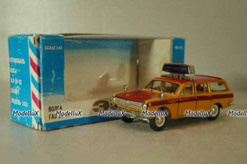 Газ-2402 Волга Аэрофлот, июнь 90г.,  Тантал/Радон 1:43