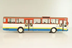 Mercedes-Benz O 305 Sippel EX Stadfweike Frankfurt VGF 1967, white/blue/yellow/red, Vector Models 1:43