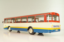 Mercedes-Benz O 305 Sippel EX Stadfweike Frankfurt VGF 1967, white/blue/yellow/red, Vector Models 1:43