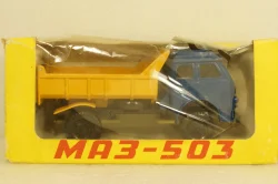 Маз-503, сине/желтый, Кострома 1:43 