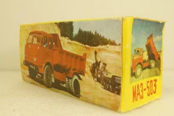 Маз-503, сине/желтый, Кострома 1:43 