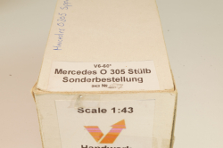 Mercedes-Benz O 305 Sippel EX ESWE Wiesbaden 1967, white/blue, Vector Models 1:43