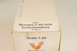 Mercedes-Benz O 305 Sippel EX ESWE Wiesbaden 1967, white/blue, Vector Models 1:43