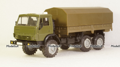 Камаз 4310 бортовой с тентом хаки, Арек 1:43 №2