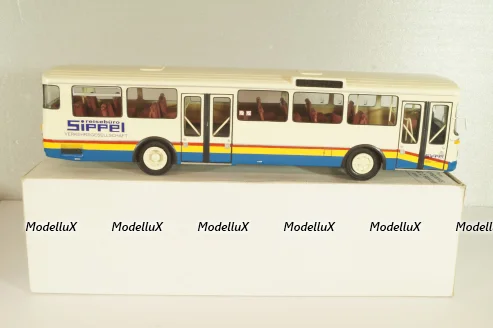 Mercedes-Benz O 305 Sippel EX ESWE Wiesbaden 1967, white/blue, Vector Models 1:43