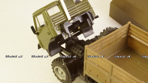 Камаз 4310 бортовой с тентом хаки, Арек 1:43 №2