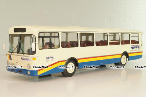 Mercedes-Benz O 305 Sippel EX ESWE Wiesbaden 1967, white/blue, Vector Models 1:43