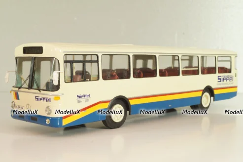 Mercedes-Benz O 305 Sippel EX ESWE Wiesbaden 1967, white/blue, Vector Models 1:43