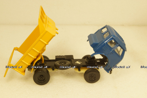 Маз-503, сине/желтый, Кострома 1:43