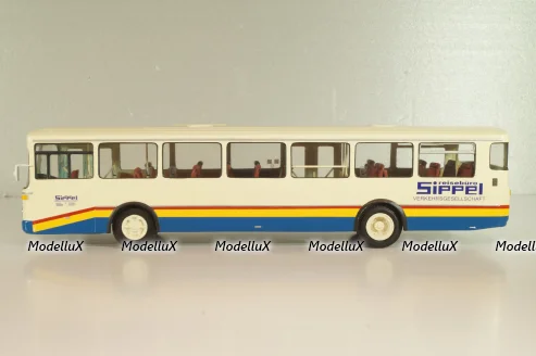 Mercedes-Benz O 305 Sippel EX ESWE Wiesbaden 1967, white/blue, Vector Models 1:43