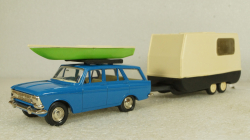 Москвич-426 с прицепом Дача, Фирма Досуг 1:43