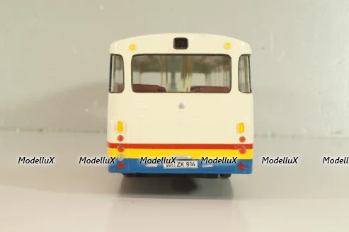 Mercedes-Benz O 305 Sippel EX ESWE Wiesbaden 1967, white/blue, Vector Models 1:43