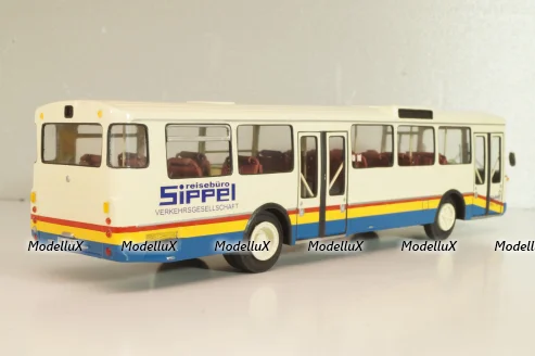 Mercedes-Benz O 305 Sippel EX ESWE Wiesbaden 1967, white/blue, Vector Models 1:43