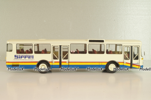 Mercedes-Benz O 305 Sippel EX ESWE Wiesbaden 1967, white/blue, Vector Models 1:43
