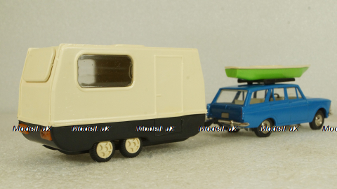 Москвич-426 с прицепом Дача, Фирма Досуг 1:43