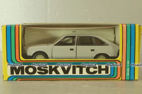 Москвич-2141, светло-серый, апрель 91г. ,  Тантал/Радон 1:43