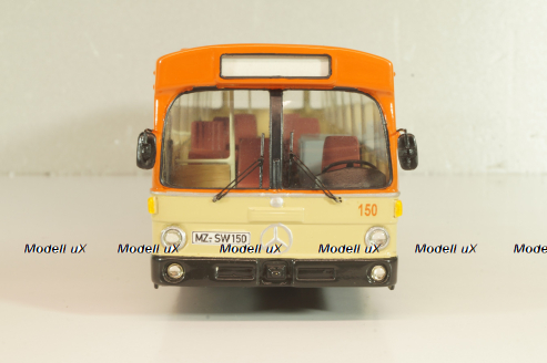 Mercedes-Benz O 305 HVG Mainz 1967, orange/beige, Vector Models 1:43