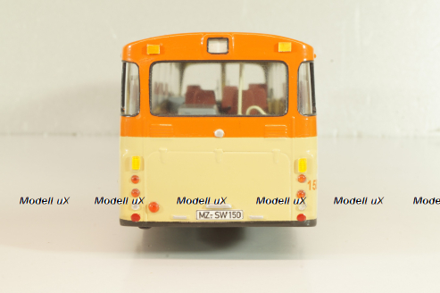Mercedes-Benz O 305 HVG Mainz 1967, orange/beige, Vector Models 1:43