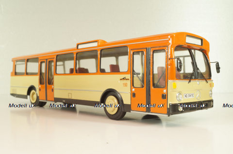 Mercedes-Benz O 305 HVG Mainz 1967, orange/beige, Vector Models 1:43