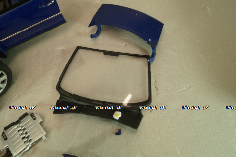 Volkswagen Phaeton 2002, blue, AutoArt 1:18, AutoArt 1:43 На запчасти!