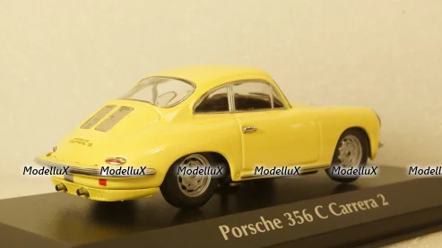 PORSCHE 356 CARRERA 2 - 1963 - YELLOW, 940062361, Maxichamps 1:43