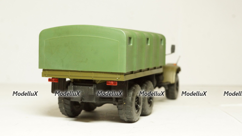 Краз 255 тентованный хаки в коробке, Саратов 1:43