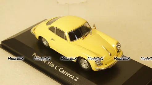 PORSCHE 356 CARRERA 2 - 1963 - YELLOW, 940062361, Maxichamps 1:43