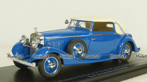 Hispano Suiza J12 Three-position Drophead Coupe by Fernandez Darrinn (Paris), EMEU43001B, ESVAL Model 1:43