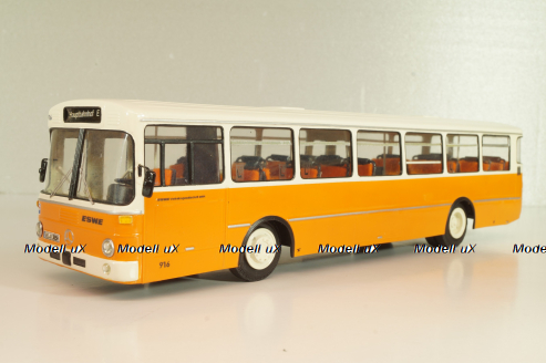 Mercedes-Benz O 305 ESWE Hauptbahnhof 1967, orange/white, Vector Models 1:43