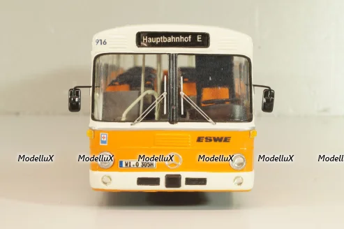 Mercedes-Benz O 305 ESWE Hauptbahnhof 1967, orange/white, Vector Models 1:43