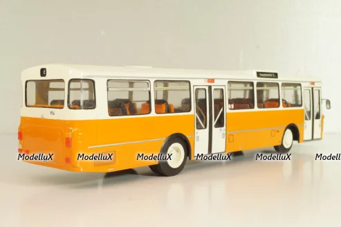 Mercedes-Benz O 305 ESWE Hauptbahnhof 1967, orange/white, Vector Models 1:43
