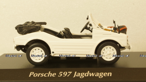 Porsche 597 Jagdwagen 1954, white, 940065301, Maxichamps 1:43