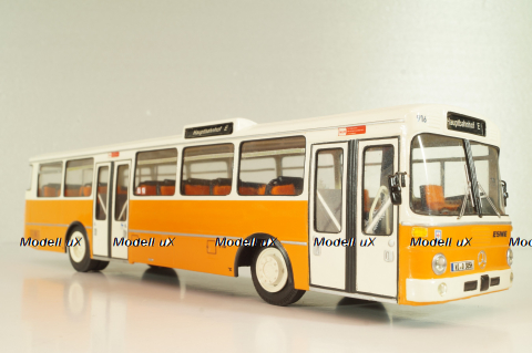 Mercedes-Benz O 305 ESWE Hauptbahnhof 1967, orange/white, Vector Models 1:43
