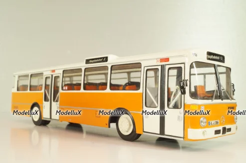 Mercedes-Benz O 305 ESWE Hauptbahnhof 1967, orange/white, Vector Models 1:43