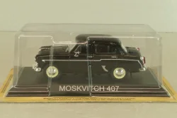 Москвич-407 1958, черный, Masini de Legenda №19, 1:43