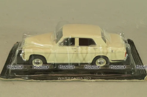 Warszawa 203, бежевый, Автолегенды СССР и Соцстран №154, 1:43 Уценка!