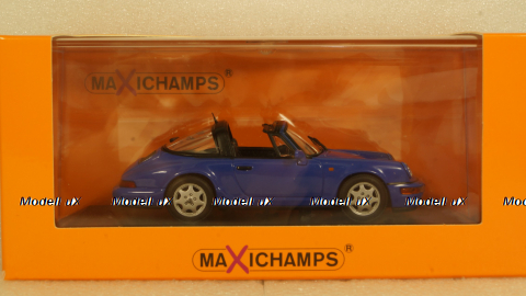 PORSCHE 911 TARGA (964) - 1991 - BLUE, 940061360, Maxichamps 1:43