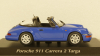 PORSCHE 911 TARGA (964) - 1991 - BLUE, 940061360, Maxichamps 1:43