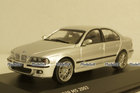 BMW 5-Series M5 5.0L V8 32V (E39) 2003, silver, 4310502, Solido 1:43 Уценка!
