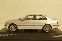 BMW 5-Series M5 5.0L V8 32V (E39) 2003, silver, 4310502, Solido 1:43 Уценка!