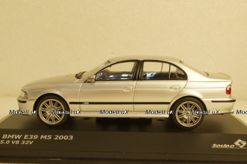 BMW 5-Series M5 5.0L V8 32V (E39) 2003, silver, 4310502, Solido 1:43 Уценка!