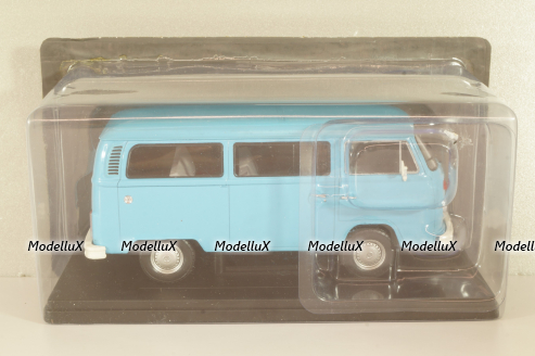 Volkswagen T2 Bus, blue, G1N4M007, Hachette 1:24 